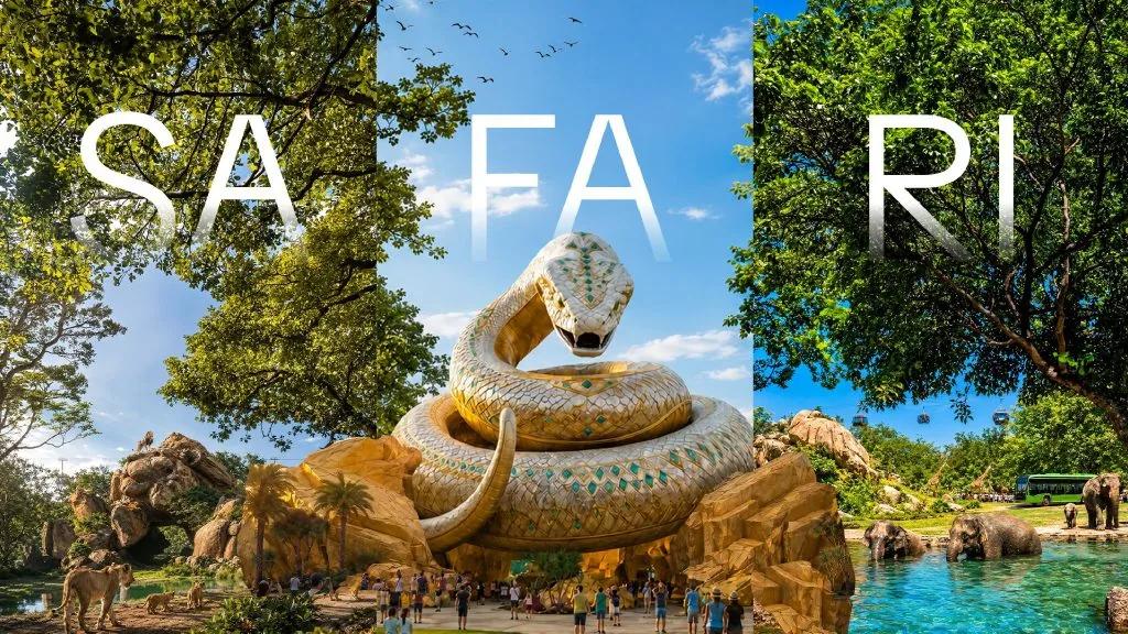 🦁 SIÊU QUẦN THỂ SAFARI CẦN GIỜ 🦌🐆🐎