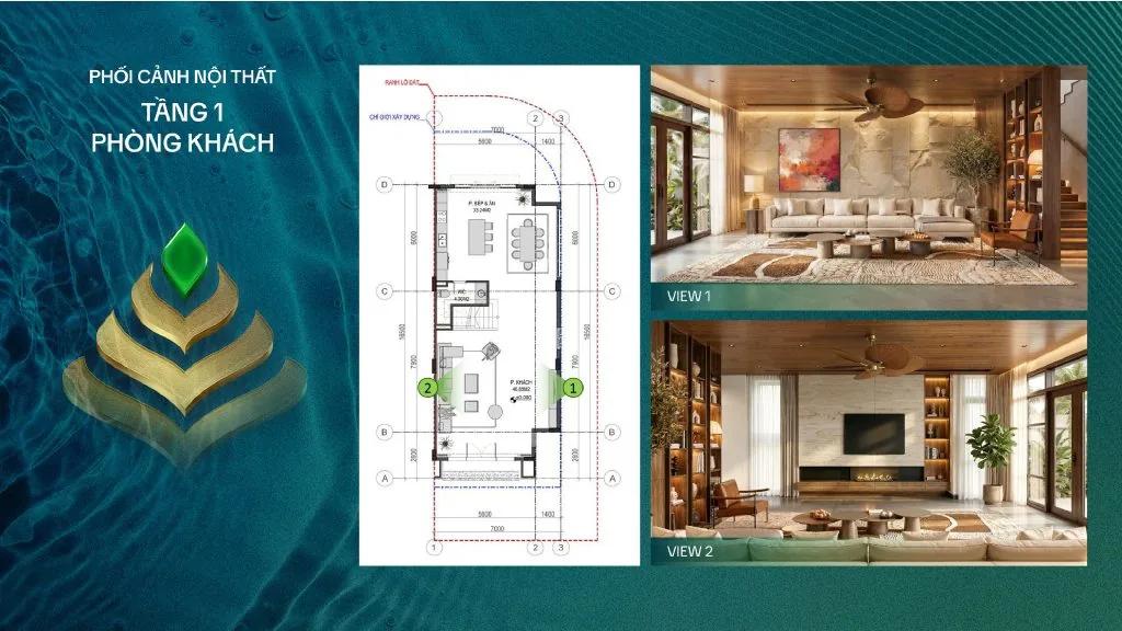 Phối cảnh Layout Điển Hình - Khu A - Vịnh Tiên — Ảnh 2/35