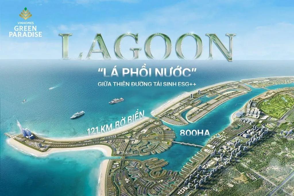Biển hồ nước mặn Paradise Lagoon