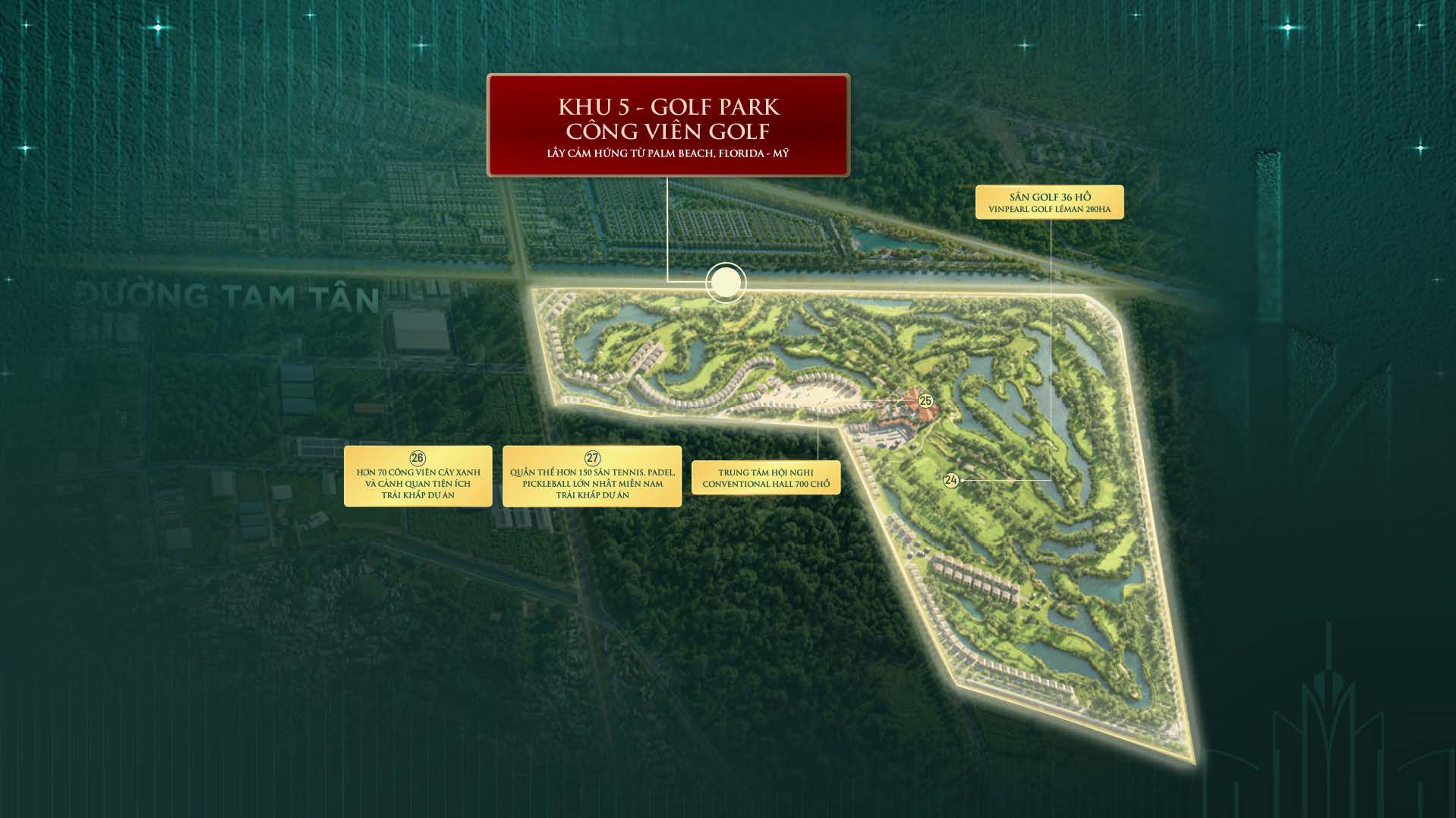 Golf Park (Công Viên Golf) – Sân Golf Léman — Vinhomes Sài Gòn Park