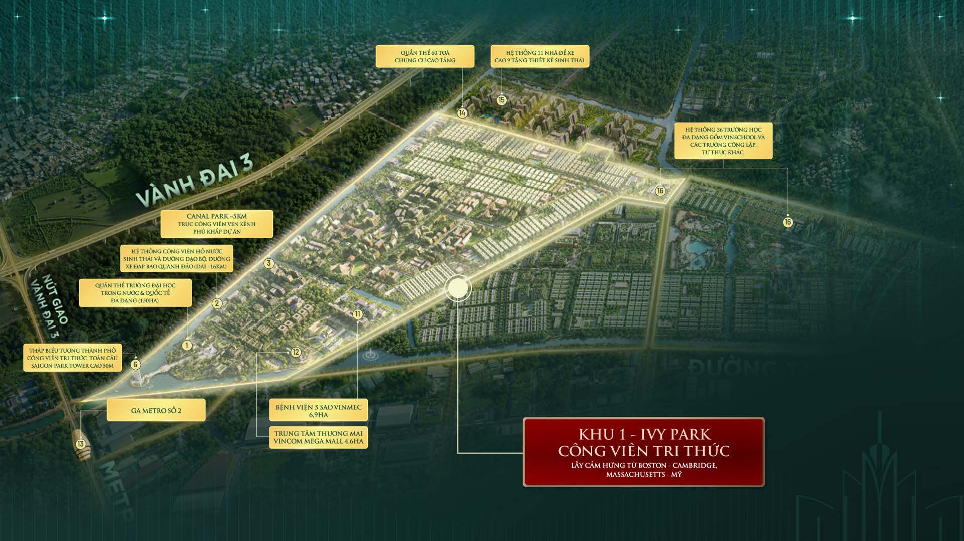 Ivy Park (Công Viên Tri Thức) — Vinhomes Sài Gòn Park