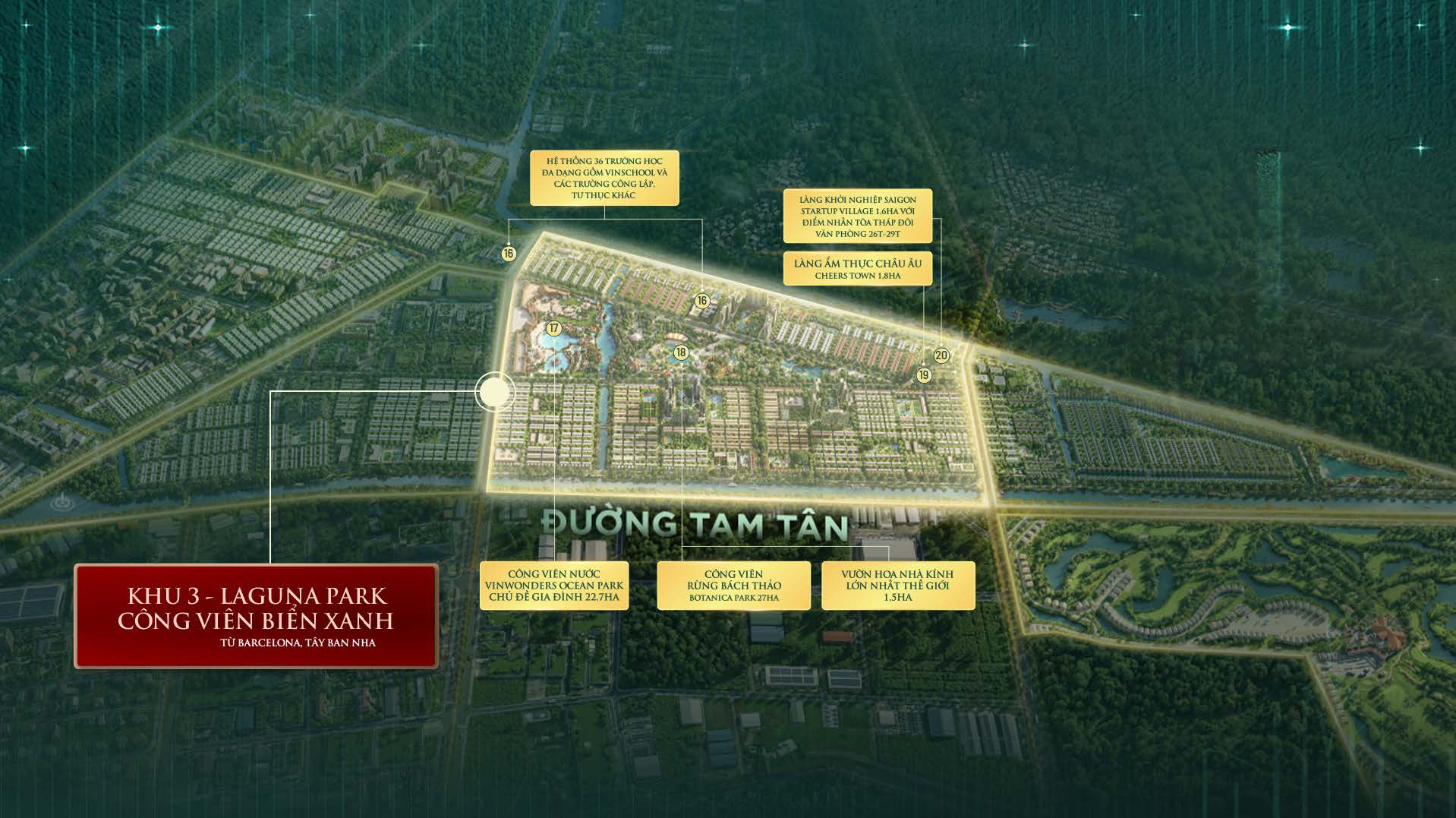 Laguna Park (Công Viên Biển Xanh) — Vinhomes Sài Gòn Park