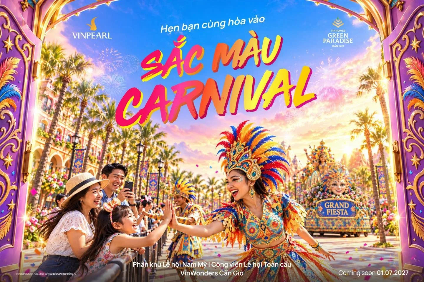 🎭 SỨC NÓNG CỦA NHỮNG LỄ HỘI NAM MỸ TẠI VINWONDERS CẦN GIỜ THỔI BÙNG SỨC NÓNG VỊNH TIÊN VÀ BIỂN TRỜI NAM TP.HCM
