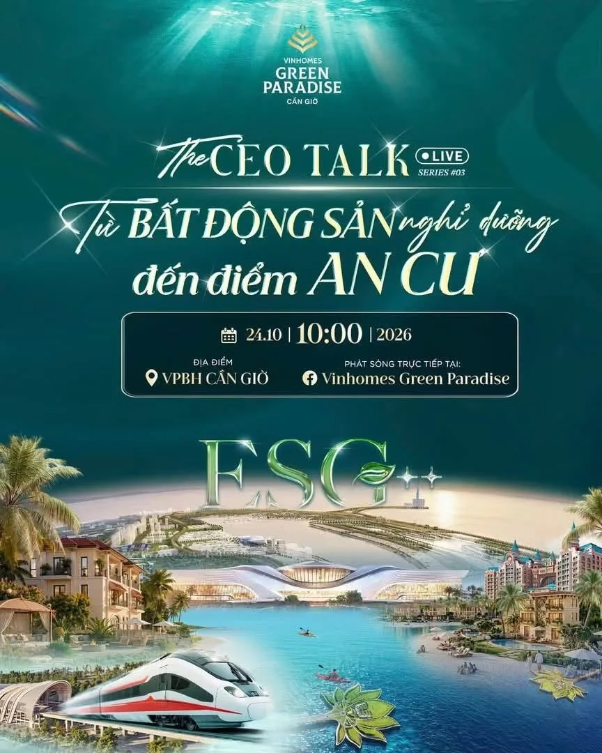 🌊 THE CEO TALK SERIES | GIÁ TRỊ SIẾU ĐÔ THỊ BIỂN