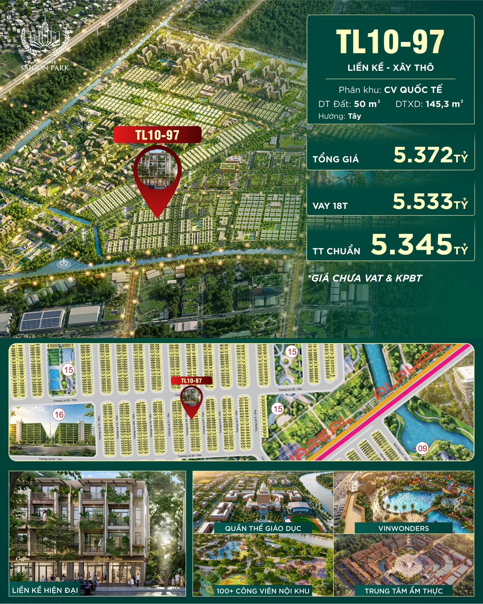 Nhà Phố Liền Kề · TL10-97 · Global Park — ảnh 2