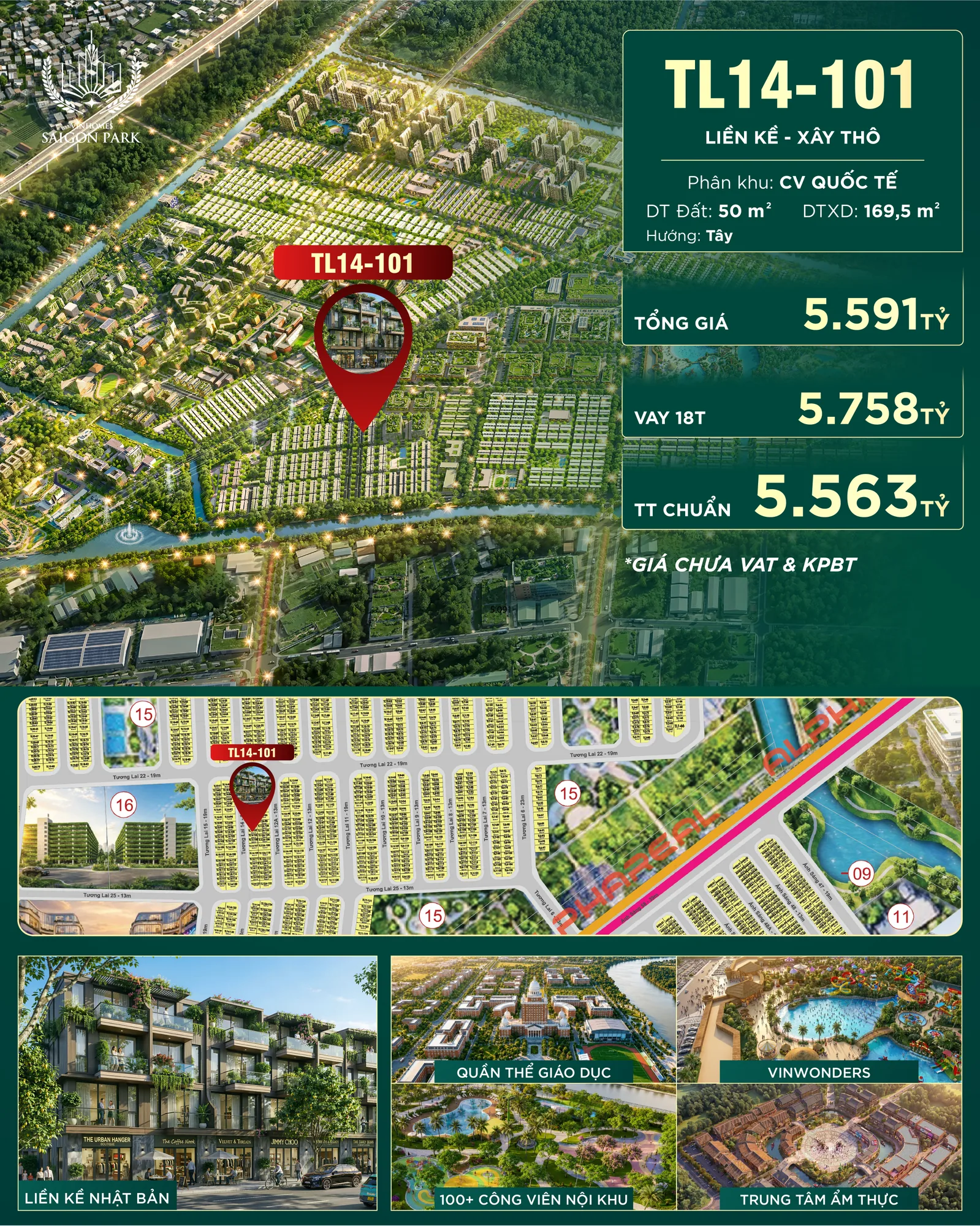 Nhà Phố Liền Kề · TL14-101 · Global Park — ảnh 2