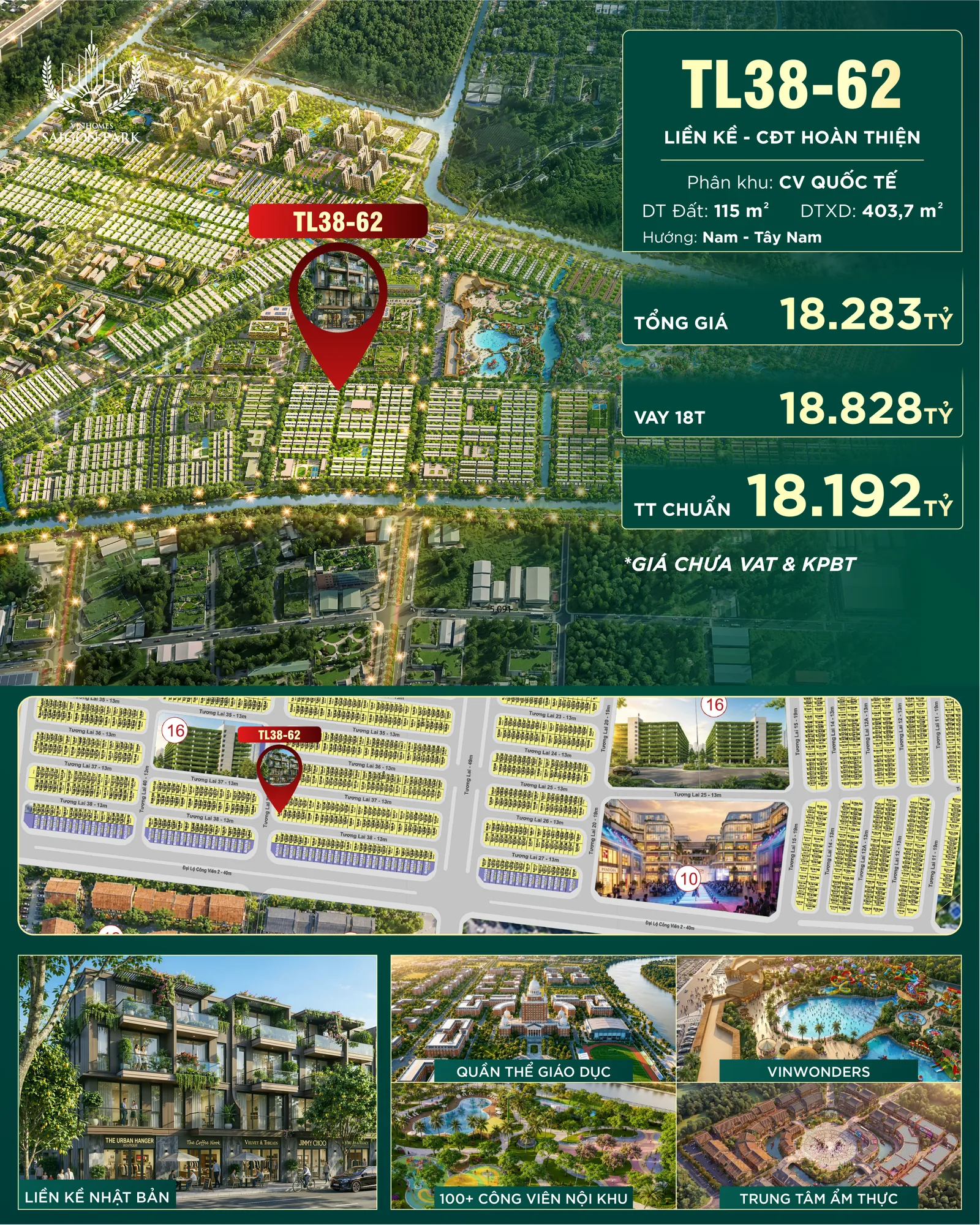 Căn Góc · TL38-62 · Global Park — ảnh 2
