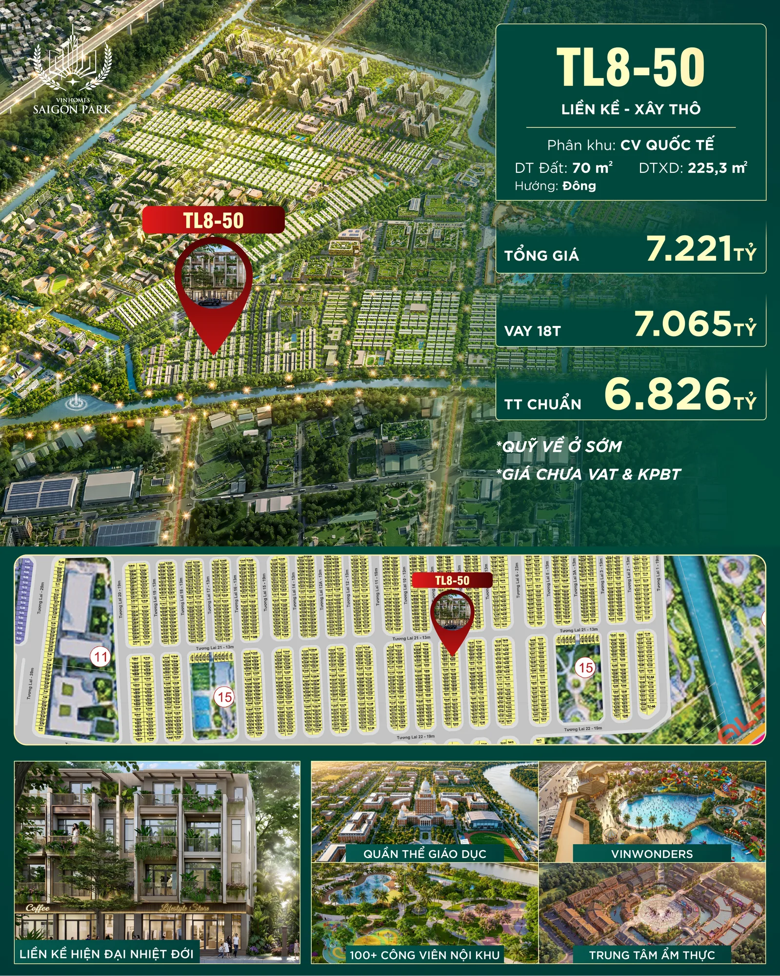 Nhà Phố Liền Kề · TL8-50 · Global Park — ảnh 2