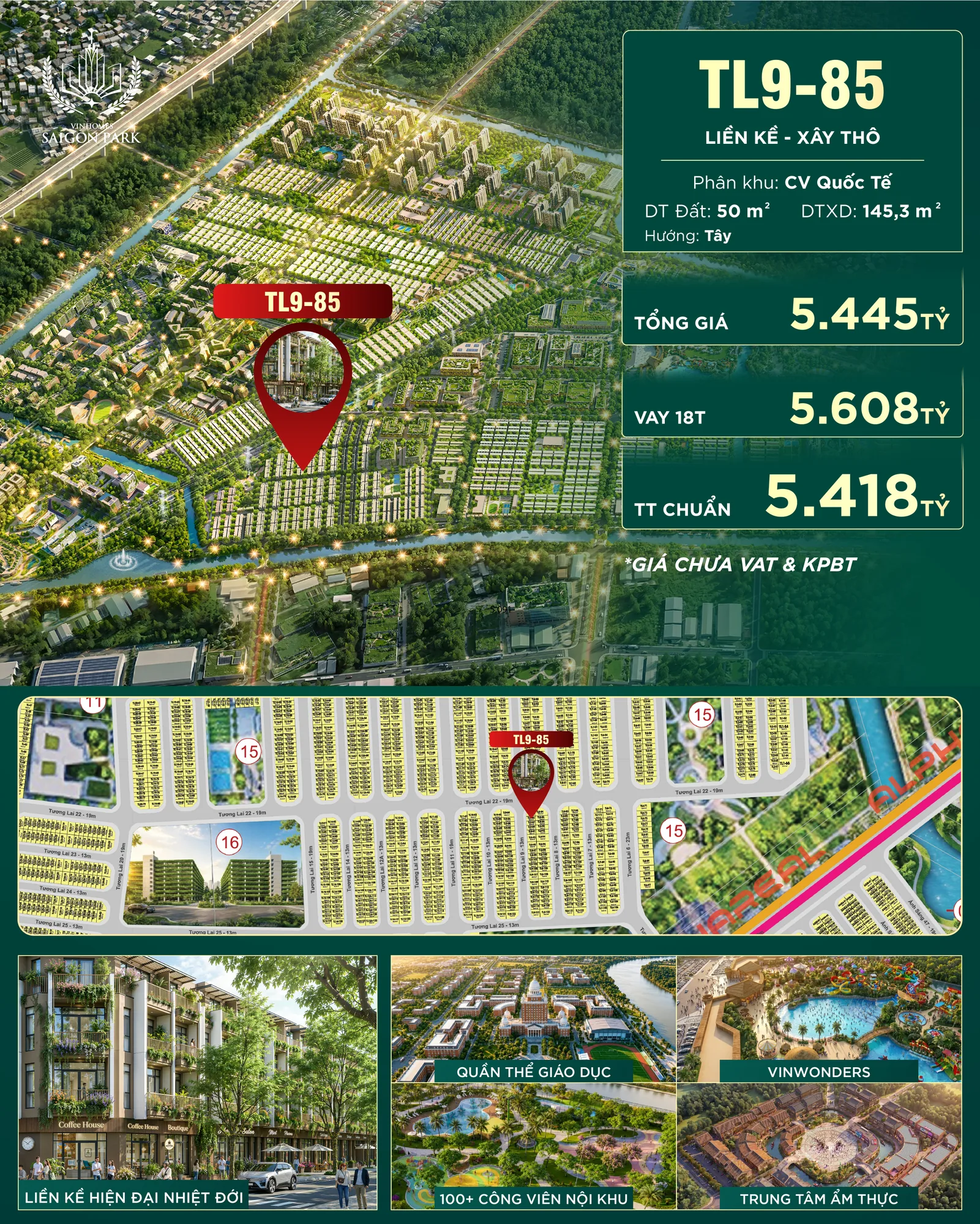 Nhà Phố Liền Kề · TL9-85 · Global Park — ảnh 2