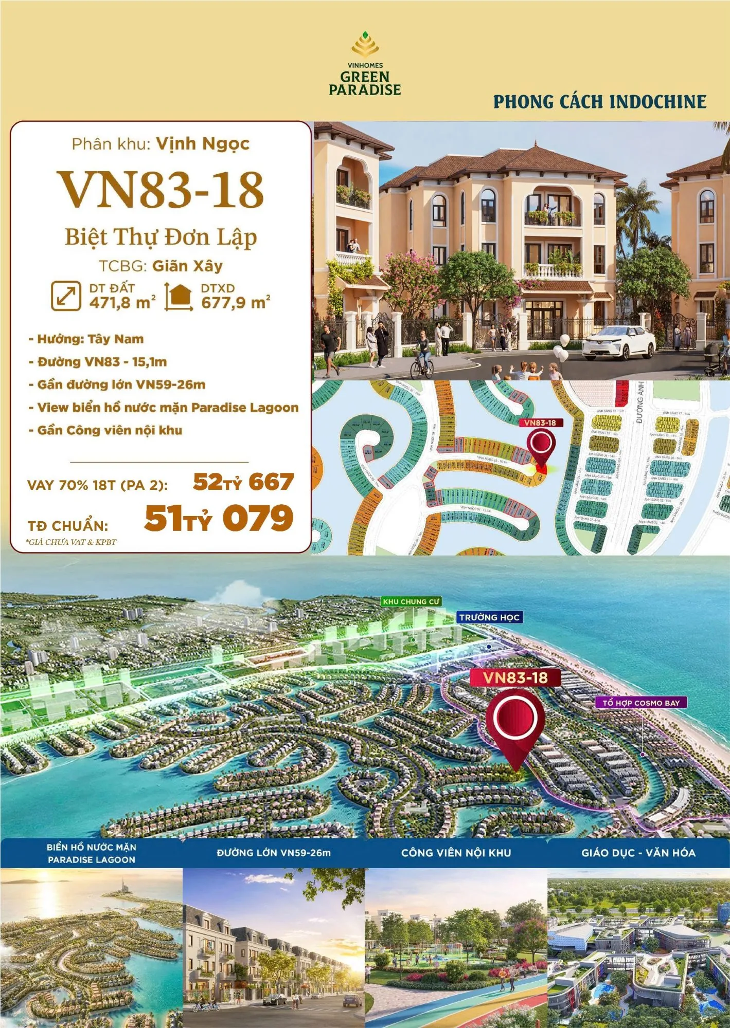 Biệt Thự Đơn Lập · VN83-18 · Vịnh Ngọc — ảnh 2